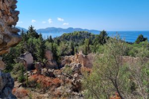 In der Festung von Assos, Kefalonia