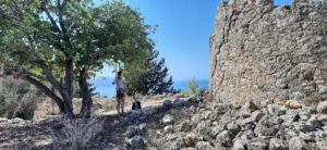 Inside Assos fortress