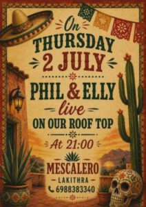 Live music at Mescalero bar in Lakithra