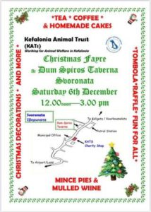 KATs annual Christmas bazaar in Svoronata