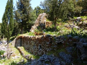 Ruined watermill near Sami