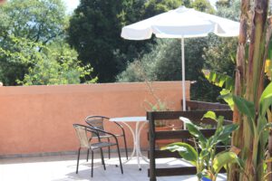 Sun terrace of Joleni Cottage